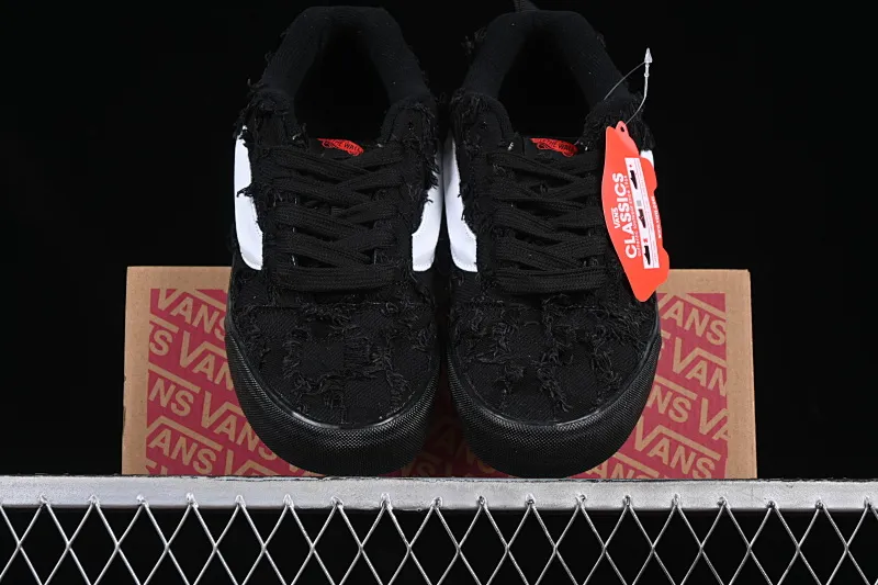 All categories Vans Vans series Vans Low Vans low-top Vans Knu Skool Vans denim rag low-top retro casual fat bread shoes VN0009QCBMA